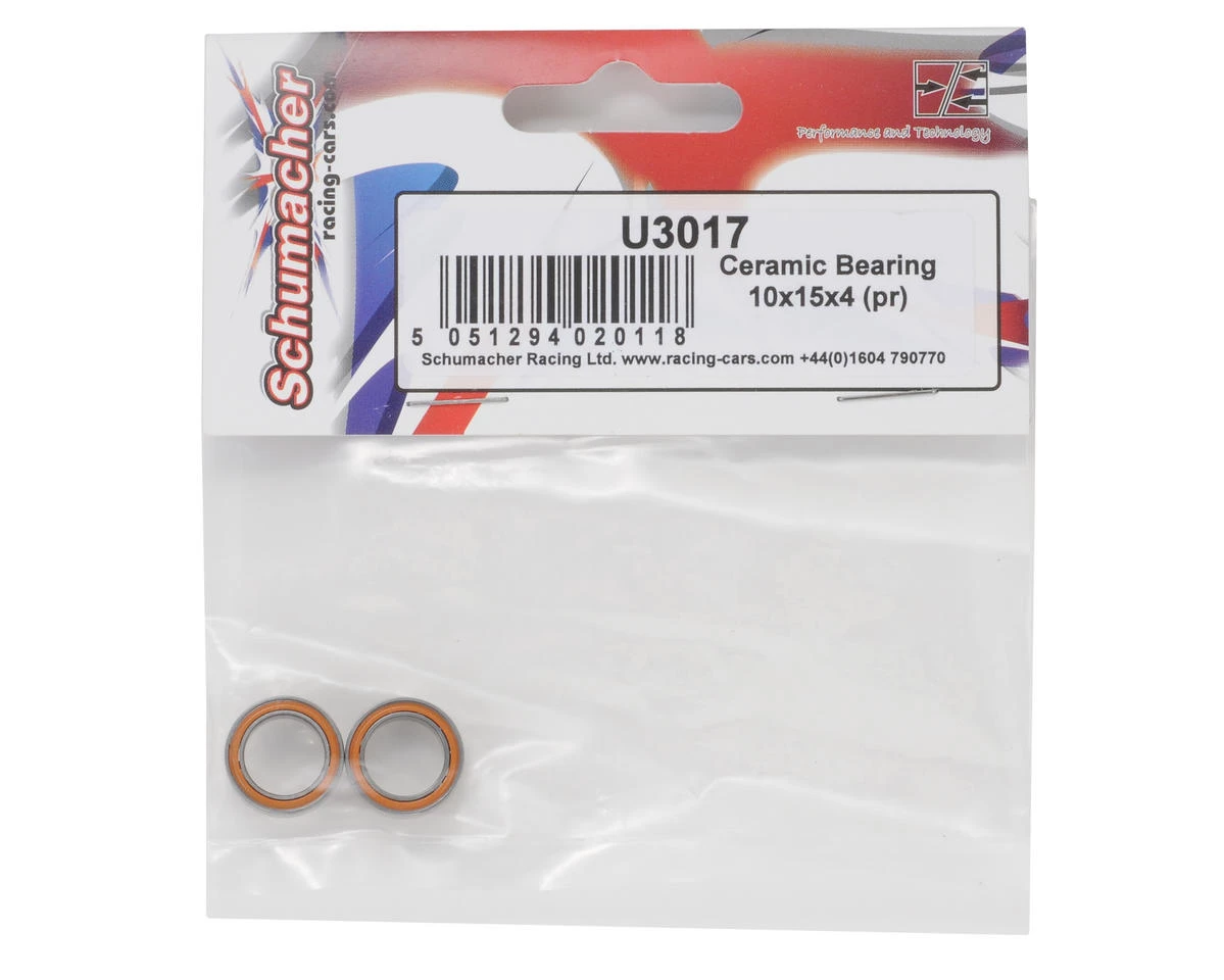 Schumacher 10x15x4mm Ceramic Bearing (2) 4 Schumacher 10x15x4mm Ceramic Bearing (2) - Image 2