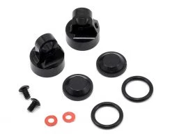 Schumacher Small Bore Vented Shock Cap Set (2)