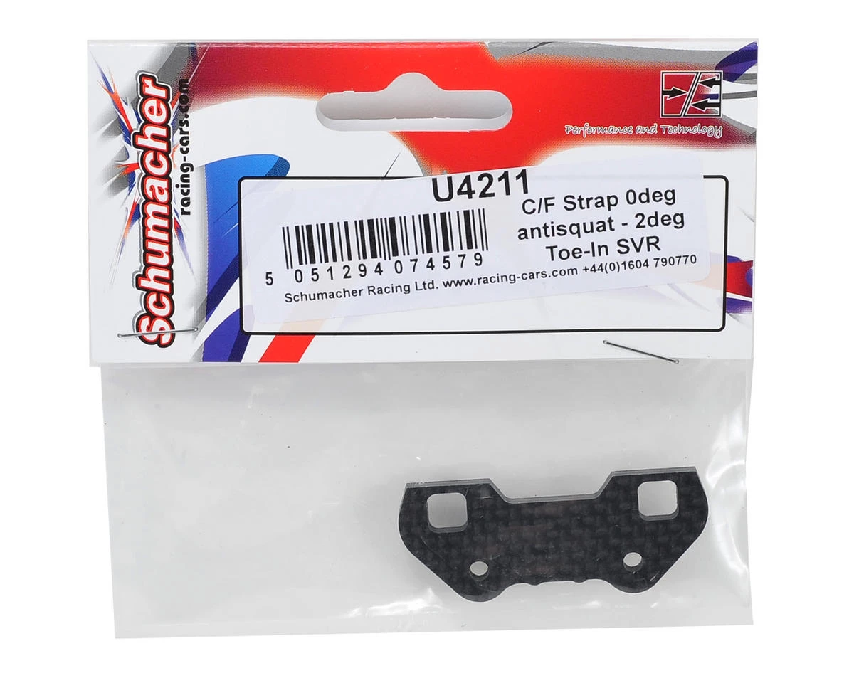 Schumacher Carbon Fiber Strap (0° Anti-Squat/2° Toe) 4 Schumacher Carbon Fiber Strap (0° Anti-Squat/2° Toe) - Image 2