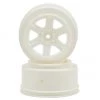 Schumacher 12mm Hex 6-Spoke Short Course Wheels w/3mm Offset (White) (2) -Schumacher Sales Shop schu4732