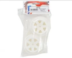 Schumacher 12mm Hex 6-Spoke Short Course Wheels w/3mm Offset (White) (2) 7 Schumacher 12mm Hex 6-Spoke Short Course Wheels w/3mm Offset (White) (2) -Schumacher Sales Shop schu4732 2