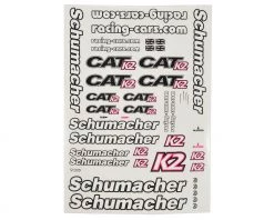Schumacher CAT K2 Decal Sheet