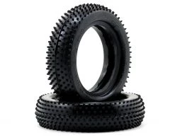 Schumacher "Mini Pin" Slim 2.2" 1/10 2WD Buggy Front Carpet Tires (2) (Yellow)