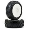 Schumacher "Mini Spike" Pre-Mounted 1/8 Buggy Tires (2) (White) (Yellow) -Schumacher Sales Shop schu6749