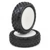 Schumacher Wide "Stagger Rib" 2.2" 1/10 4WD Front Buggy Carpet Tires (2) (Yellow) Pre-Mounted w/12mm Hex -Schumacher Sales Shop schu6812