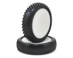 Schumacher "Mini Dart" 2.2" 2WD Front Pre-Mounted Turf Tires (2) (Yellow) w/12mm Hex