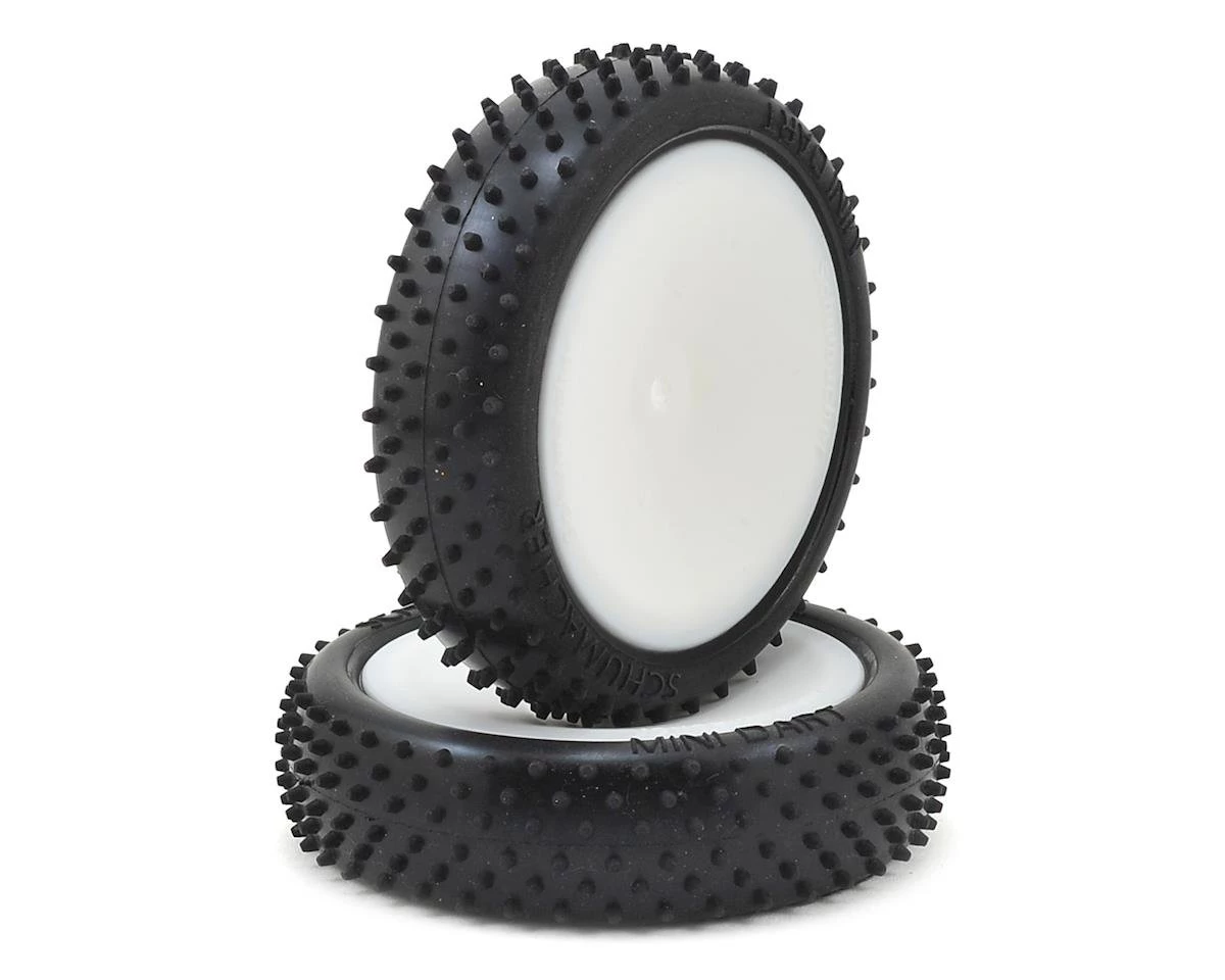 Schumacher "Mini Dart" 2.2" 2WD Front Pre-Mounted Turf Tires (2) (Yellow) w/12mm Hex 3 Schumacher "Mini Dart" 2.2" 2WD Front Pre-Mounted Turf Tires (2) (Yellow) w/12mm Hex
