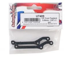 Schumacher CAT L1 3.00mm Carbon Fiber Front Top Deck (2) -Schumacher Sales Shop schu7409 1