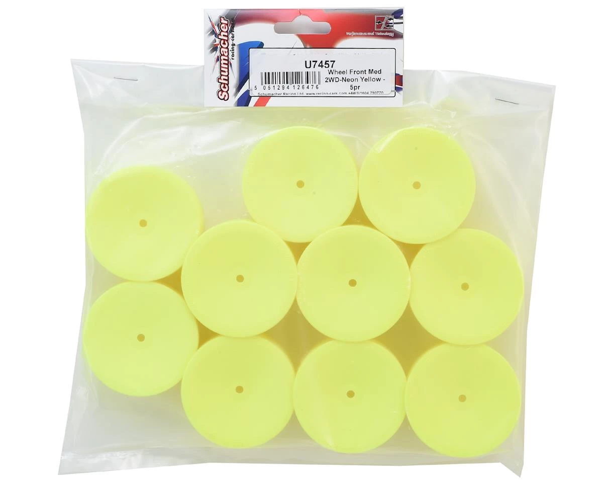 Schumacher 12mm Hex 1/10 2WD Front Buggy Wheel (Yellow) (10) (Medium) 5 Schumacher 12mm Hex 1/10 2WD Front Buggy Wheel (Yellow) (10) (Medium) - Image 3