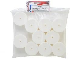 Schumacher 12mm 1/10 4WD Buggy Front Hex Wheels (White) (10) -Schumacher Sales Shop schu7468 2