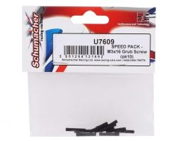 Schumacher 3x16mm Grub Screw Speed Pack (10) -Schumacher Sales Shop schu7609 1