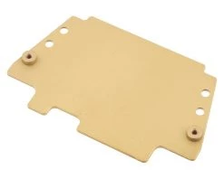 Schumacher Cougar Laydown Brass Radio Plate (30g)
