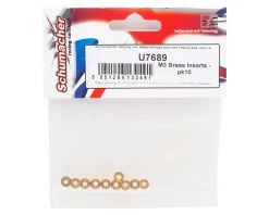 Schumacher M3 Brass Threaded Inserts (10) -Schumacher Sales Shop schu7689 1