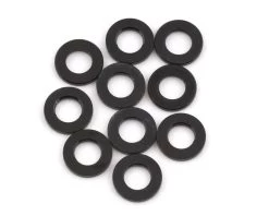 Schumacher 3mm Alloy Washers (Black) (10) (0.75mm)