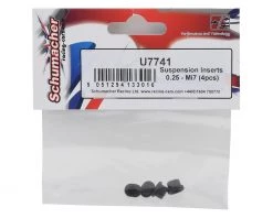 Schumacher Mi7 Suspension Inserts (4) (0.25) -Schumacher Sales Shop schu7741 1