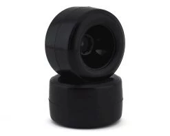 Schumacher Shimizu F1 V2 Pre-Mounted Rear Rubber Carpet Tires (2) (Medium)